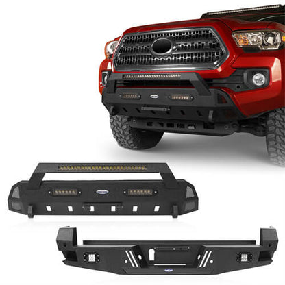 Tacoma Front Bumper & Rear Bumper Combo for 2016-2023 Toyota Tacoma - ultralisk4x4 ul42034204 1