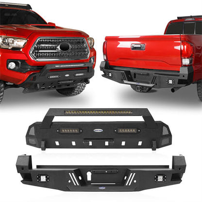 Tacoma Front Bumper & Rear Bumper Combo for 2016-2023 Toyota Tacoma - ultralisk4x4 ul42034204 5