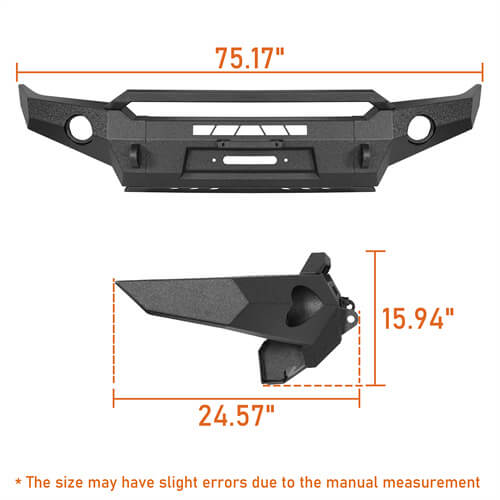 2005-2011 Tacoma Full Width Front Bumper Replacement 4x4 Truck Parts - Ultralisk 4x4 ul4031s 17