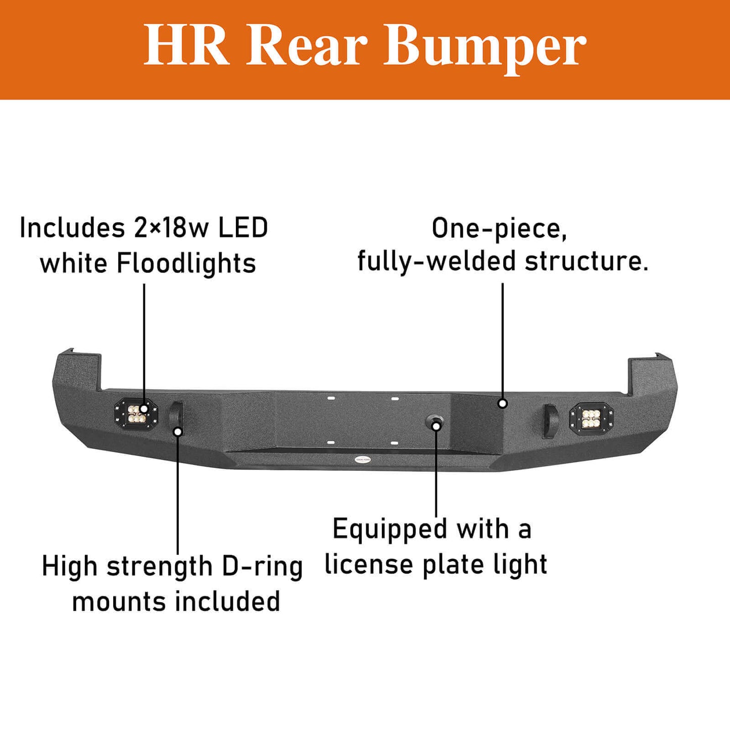 Tacoma Full Width Front Bumper & Rear Bumper for 2005-2011 Toyota Tacoma - Ultralisk 4x4 ULB.4001+ULB.4011 19