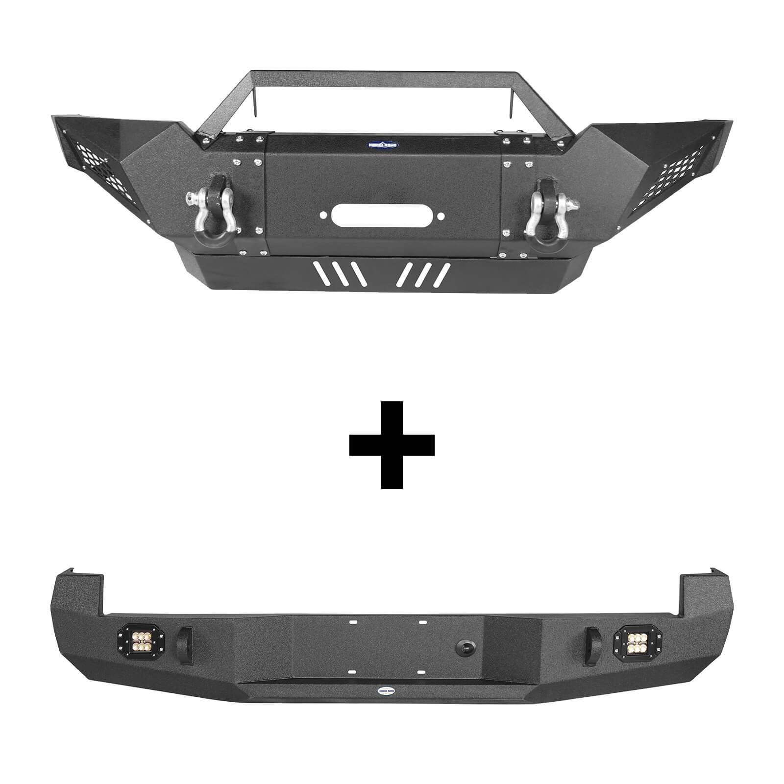 Tacoma Full Width Front Bumper & Rear Bumper for 2005-2011 Toyota Tacoma - Ultralisk 4x4 ULB.4001+ULB.4011 2