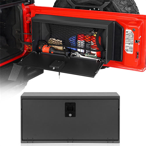 2 Gen Tailgate Storage Lock Box For 2018-2024 Jeep Wrangler JL - Ultralisk4x4