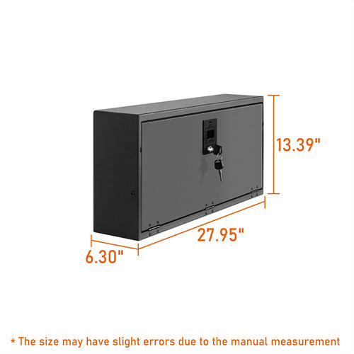 2 Gen Tailgate Storage Lock Box For 2018-2024 Jeep Wrangler JL - Ultralisk4x4