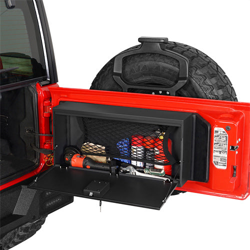 2 Gen Tailgate Storage Lock Box For 2018-2024 Jeep Wrangler JL - Ultralisk4x4