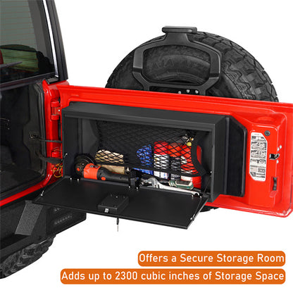 2 Gen Tailgate Storage Lock Box For 2018-2024 Jeep Wrangler JL - Ultralisk4x4