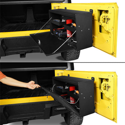 Tailgate Table Storage Lock Box For 1997-2006 Jeep Wrangler TJ - Ultralisk4x4