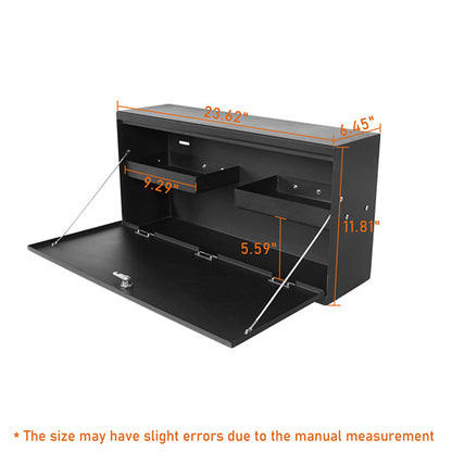 Tailgate Table Storage Lock Box For 1997-2006 Jeep Wrangler TJ - Ultralisk4x4