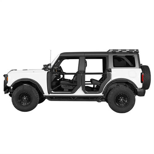 Texture Steel Tube Half Front & Rear Doors (2021-2023 Ford Bronco 4-Door) - ultralisk4x4 ul8916s 5