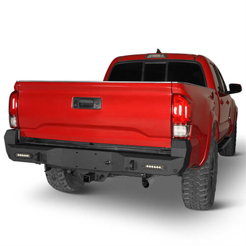 2016-2023 Tacoma Parts Offroad Rear Bumper w/License Plate Light - Ultralisk4x4 ul4214s 3