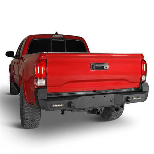 2016-2023 Tacoma Parts Offroad Rear Bumper w/License Plate Light - Ultralisk4x4 ul4214s 4