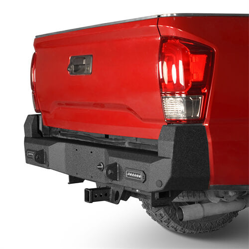 2016-2023 Tacoma Parts Offroad Rear Bumper w/License Plate Light - Ultralisk4x4 ul4214s 5