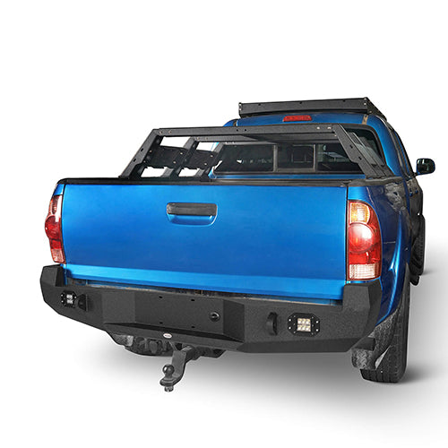 Toyota Tacoma Rear Bumper w/ LED Floodlights for 2005-2015 Toyota Tacoma - Ultralisk 4x4 ULB.4011 3