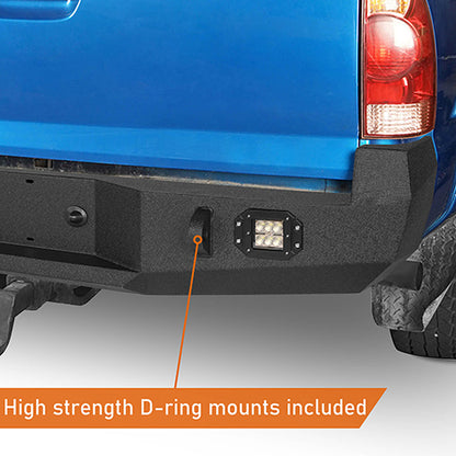 Toyota Tacoma Rear Bumper w/ LED Floodlights for 2005-2015 Toyota Tacoma - Ultralisk 4x4 ULB.4011 7