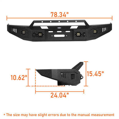 Tundra Front Bumper & Rear Bumper Combo for 2007-2013 Toyota Tundra  Ultralisk 4x4  ULB.5205+ULB.5206 14