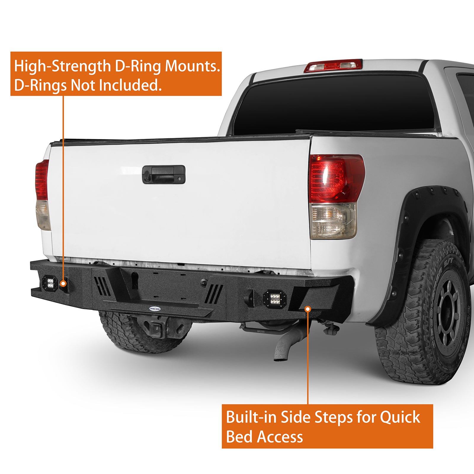 Tundra Front Bumper & Rear Bumper Combo for 2007-2013 Toyota Tundra  Ultralisk 4x4  ULB.5205+ULB.5206  7