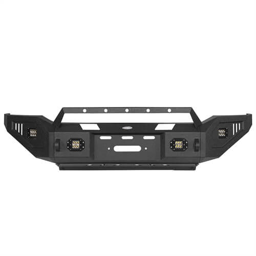 07-13 Toyota Tundra Aftermarket Full Width Front Bumper w/ Winch Plate - Ultralisk 4x4 ul5211s 15