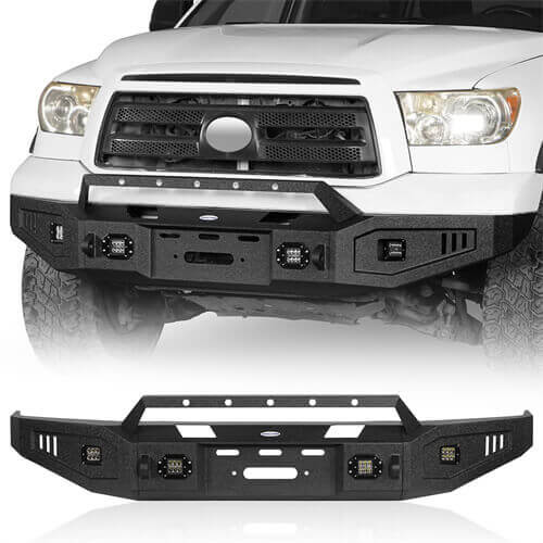 Tundra Full Width Front Bumper for 2007-2013 Toyota Tundra - Ultralisk 4x4  ul5205s 1