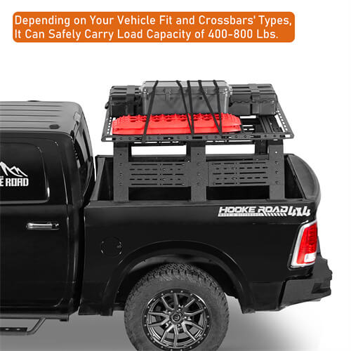 Cap Rack Platform Rack Truck Bed Cargo Carrier For Full-Size Trucks Ford F-150 | Ram 1500 | Chevy Silverado 1500| GMC Sierra 1500 | Toyota Tundra - Ultralisk4x4