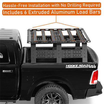 Cap Rack Platform Rack Truck Bed Cargo Carrier For Full-Size Trucks Ford F-150 | Ram 1500 | Chevy Silverado 1500| GMC Sierra 1500 | Toyota Tundra - Ultralisk4x4