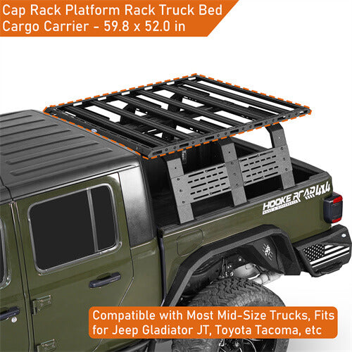 Truck Bed Cargo Carrier For Most Mid-Size Trucks - Ultralisk4x4-u9914s-5