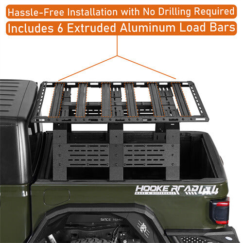 Truck Bed Cargo Carrier For Most Mid-Size Trucks - Ultralisk4x4-u9914s-9