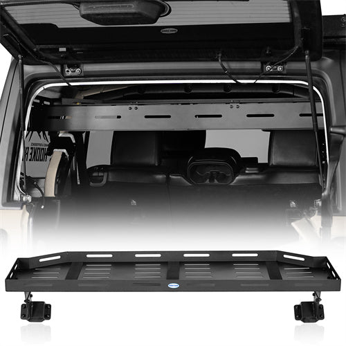 Trunk Upper Basket Cargo Rack For 2018-2024 Jeep Wrangler JL 4-Door Hardtop - Ultralisk4x4-u3083-1