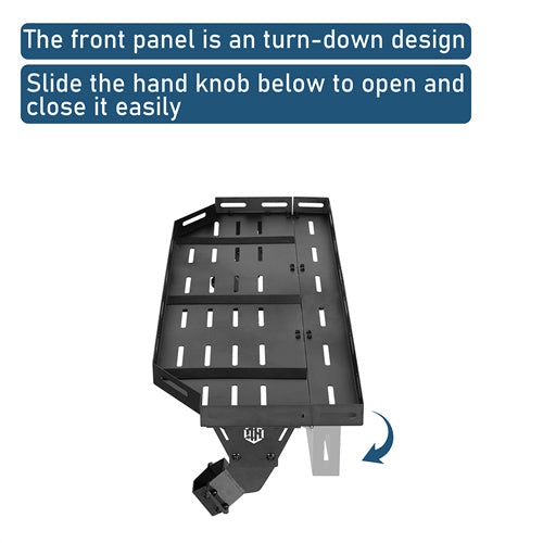 Trunk Upper Basket Cargo Rack For 2018-2024 Jeep Wrangler JL 4-Door Hardtop - Ultralisk4x4-u3083-8