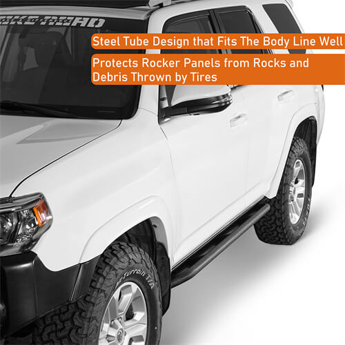 Tube Slider Rocker Guards For 2010-2024 Toyota 4Runner - Ultralisk4x4-u9801s-6