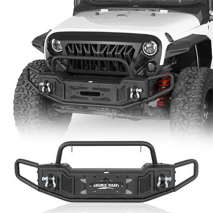 Tubular Front Bumper For 2007-2018 Jeep Wrangler JK - Ultralisk4x4-u2091s-1