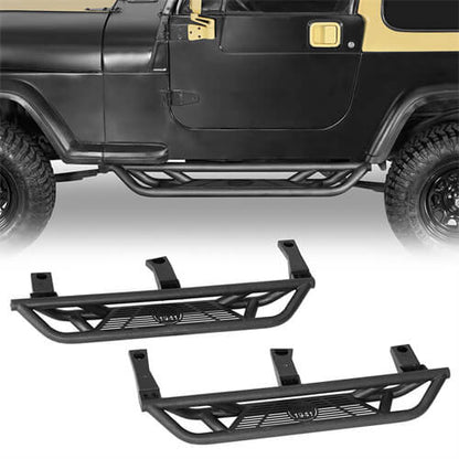 Tubular Side Step Bars For 1987-1995 Jeep Wrangler YJ - Ultralisk4x4 -u1064s-1