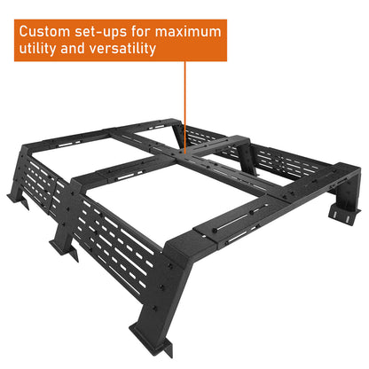 12.2" High Overland Bed Rack Fits Toyota Tacoma & Tundra b9907 15