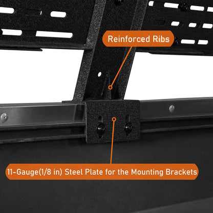 12.2" High Overland Bed Rack Fits Toyota Tacoma & Tundra b9907 9