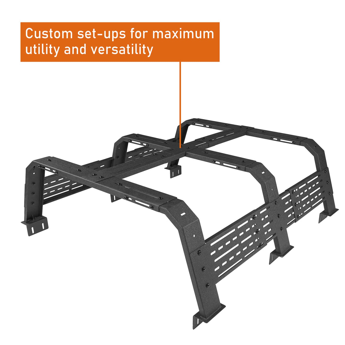 12.2" High Overland Bed Rack Fits Toyota Tacoma & Tundra b9905 13