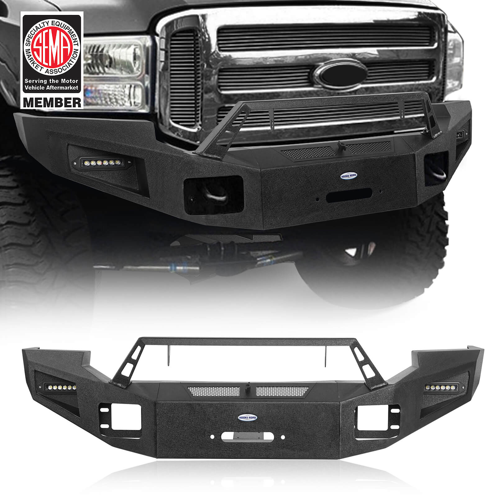 2005-2007 Ford F-250 F-350 Offroad Front Winch Bumper - Ultralisk 4x4