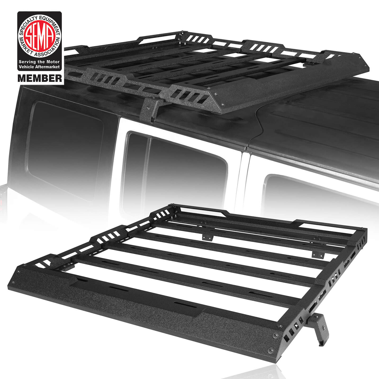 2007-2018 Jeep Wrangler JK 4-Door HR Roof Top Rack BXG.2071-S 1