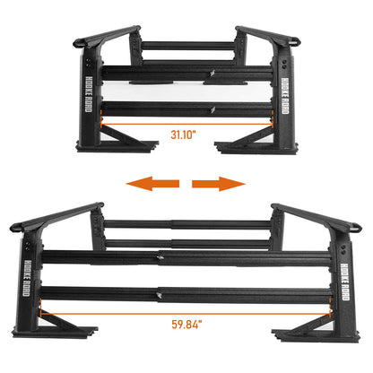 Adjustable Height Width Truck Bed Rack Aluminum Cargo Rack  for Toyota & Nissan Trucks - ultralisk4x4 Q1001910018 7