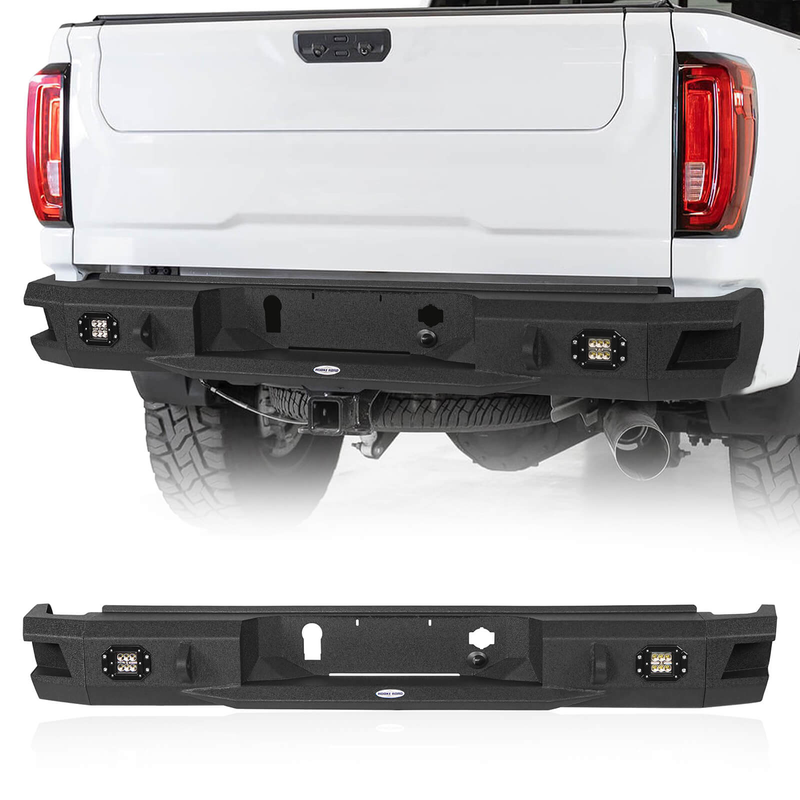 Aftermarket 20-23 GMC Sierra 2500HD Discovery Rear Bumper b9203 2