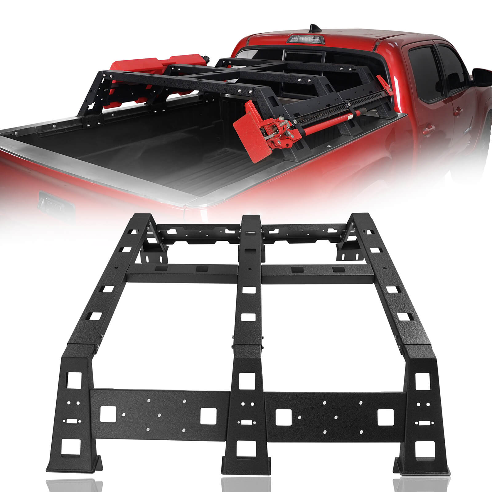 Toyota Tacoma Bed Rack 11.5" High for 2005-2023 Toyota Tacoma b4009-1