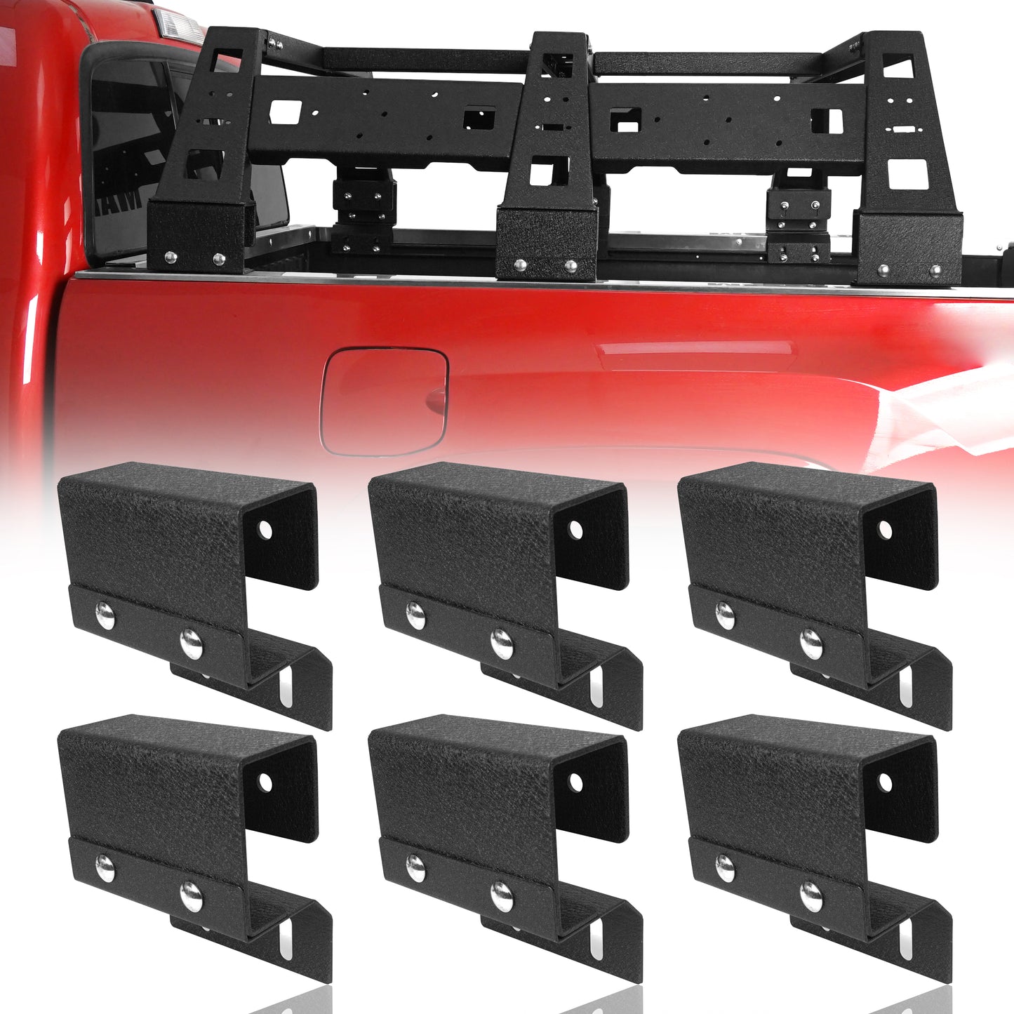 Toyota Tacoma Bed Rack 11.5" High for 2005-2023 Toyota Tacoma b4009-12