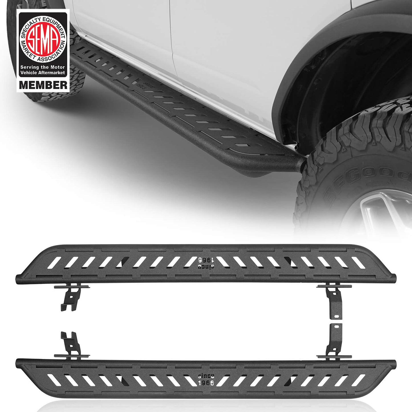 Bronco Nerf Bars Side Step Running Boards(21-22 Ford) - ultralisk4x4 BXG.8902-S 1