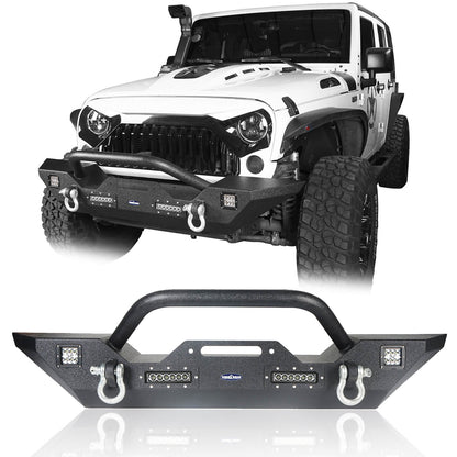 Different Trail Mid Front Bumper & Rear Bumper Combo(07-18 Jeep Wrangler JK) - Ultralisk 4x4