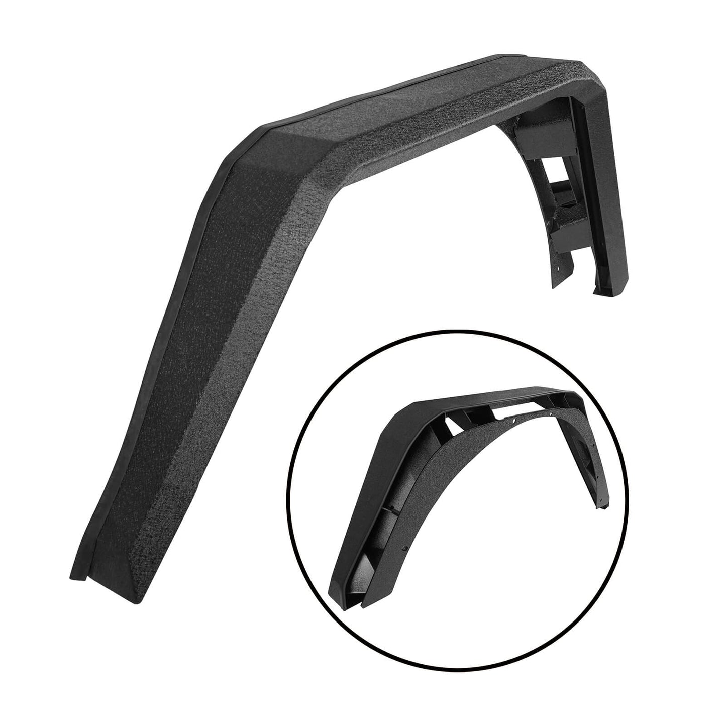 Jeep Flat Rear Fender Flares (18-23 Jeep Wrangler JL) b3043s 10