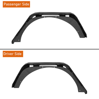 Jeep Flat Rear Fender Flares (18-23 Jeep Wrangler JL) b3043s 9