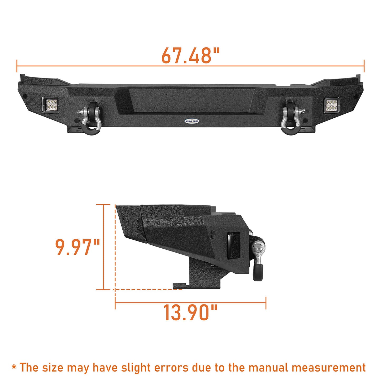 Ford Bronco Aftermarket Rear Bumper Classic (Excluding Raptor) - ultralisk4x4