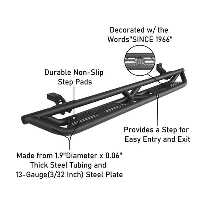 Ford Bronco Nerf Bars Side Step (21-22 Models) - ultralisk4x4 BXG.8903-S 12