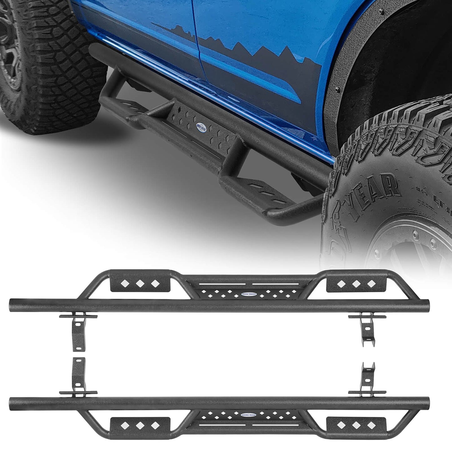 Bronco 4-Door Running Boards(21-24 Ford Bronco) - ultralisk4x4