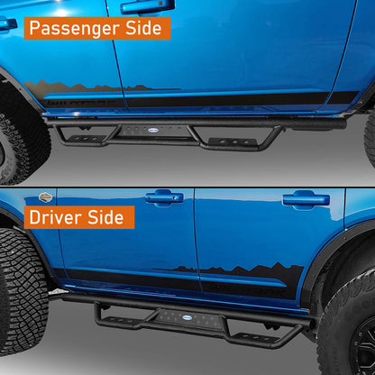 Bronco 4-Door Running Boards(21-24 Ford Bronco) - ultralisk4x4