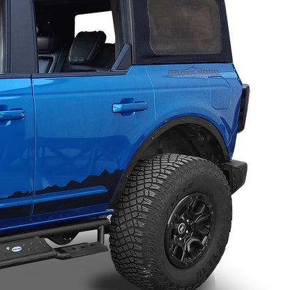 Steel Fender Flares For 2021-2024 Ford Bronco 4-Door - ultralisk4x4