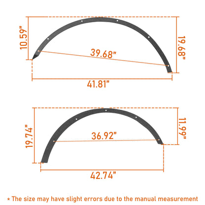 Steel Fender Flares For 2021-2024 Ford Bronco 4-Door - ultralisk4x4