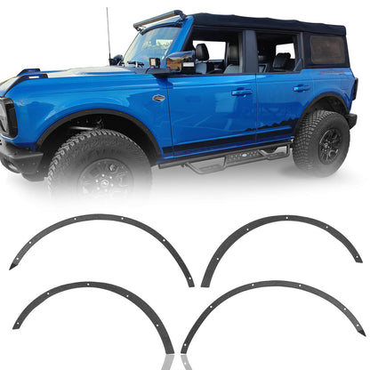 Steel Fender Flares For 2021-2024 Ford Bronco 4-Door - ultralisk4x4